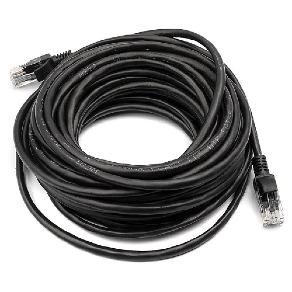 Cable Cat5E UTP, 10m, black